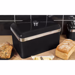 Swan Retro Bread Bin Black - Additional view 8
