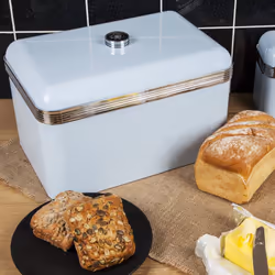 Swan Retro Bread Bin Blue - Additional view 8