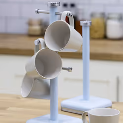 Swan Retro Cup holder 6 cups capacity Stainless steel Blue - Additional view 5