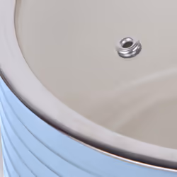 Swan Blue Retro 3pce Saucepan Set 16cm/18cm/20cm with Glass Lids, Non-Stick & Compatible with Induction Hobs - Additional view 4
