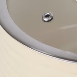 Swan Cream Retro 3pce Saucepan Set 16cm/18cm/20cm with Glass Lids, Non-Stick & Compatible with Induction Hobs - Additional view 4