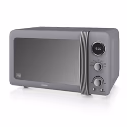 Swan SM22030GRN, Countertop, Solo microwave, 20 L, 800 W, Built-in display, Buttons, Rotary