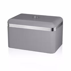 Swan Retro Bread Bin Grey - Additional view 4