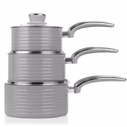Swan Retro 5 Piece Pan Set Grey - Additional view 5