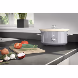 Swan SF17021GRN 3.5 Litre Retro Slow Cooker Grey - Additional view 4