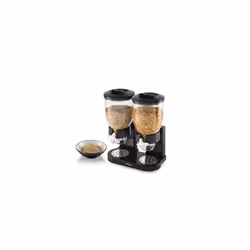 Swan Double Cereal Dispenser, Black, 3.5 Litre