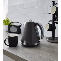 Swan SK19020BN electric kettle 1.5 L 3000 W Black, Chrome - Additional view 7