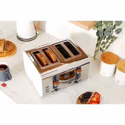 Swan ST14620WHTN toaster 6 4 slice(s) 1500 W Stainless steel, White - Additional view 7