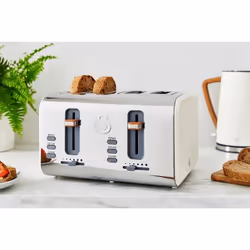 Swan ST14620WHTN toaster 6 4 slice(s) 1500 W Stainless steel, White - Additional view 8