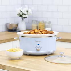 Swan SF17031BLN slow cooker 6.5 L 320 W Blue - Additional view 7