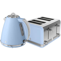 Swan Retro STP7041BLN Kettle And Toaster Sets - Blue