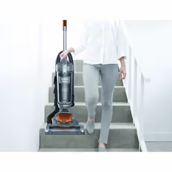Swan Power Turbo Upright Vacuum, Dry, Bagless, 3 L, HEPA, 78 dB, Grey, Orange