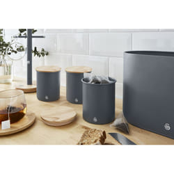 Swan Set of 3 Canisters