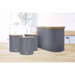 Swan Bread Bin with Wooden Lid - Additional view 6