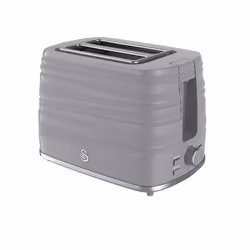 2Pc Swan Symphony Kettle & Toaster Set - Grey