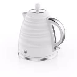 Swan Symphony Kettle & 2-Slice Toaster Set (White)