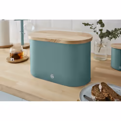 Swan Bread Bin with Wooden Lid - Additional view 4