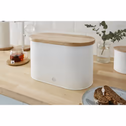 Swan Nordic Set Mug Tree, Towel Pole, Bread Bin & 3 Canisters - White