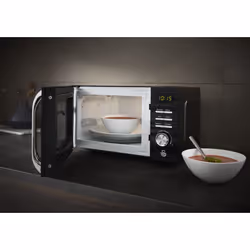 Swan 700W Digital Microwave, Countertop, Solo microwave, 20 L, 700 W, Built-in display, Buttons, Rotary