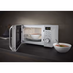 Swan 700W Digital Microwave, Countertop, Solo microwave, 20 L, 700 W, Built-in display, Buttons, Rotary