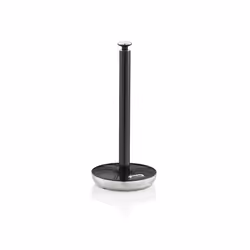 Swan Retro Towel Pole and Mug Tree Set 6 Mug Capacity Non-Slip Bases Kitchen Storage Easy Clean - Black