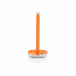 Swan Retro Towel Pole and Mug Tree Set 6 Mug Capacity Non-Slip Bases Kitchen Storage Easy Clean - Orange