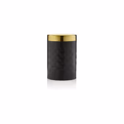 Swan Set of 3 Diamond Canisters, Tea+Coffee+Sugar containers set, 1 L, Black, Detachable lid, Round, 100 mm