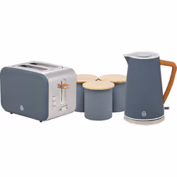 Swan Nordic STRP3025GRYN Kettle And Toaster Set - Grey