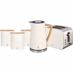 Swan Nordic STRP3025WHTN Kettle And Toaster Set - White