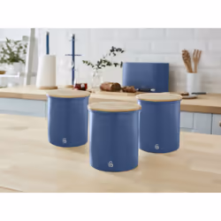 Swan Set of 3 Canisters