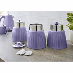 Swan Set of 3 Canisters