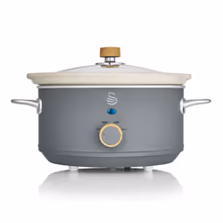 Swan Nordic Slow Cooker with 3 Temperature Settings Matte Grey - Additional view 4