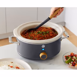Swan Nordic Slow Cooker with 3 Temperature Settings Matte Grey - Additional view 5