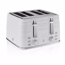 Swan 4 Slice White Toaster - Additional view 4