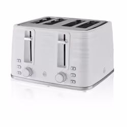 Swan 4 Slice White Toaster - Additional view 7