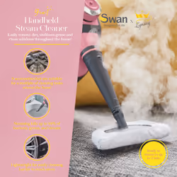 Swan SC17350QOCN steam cleaner Portable steam cleaner 0.22 L 1000 W Pink - Additional view 4