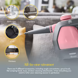 Swan SC17350QOCN steam cleaner Portable steam cleaner 0.22 L 1000 W Pink - Additional view 5