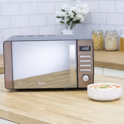 Swan 20L Digital Microwave, Countertop, Solo microwave, 20 L, 800 W, Built-in display, LED