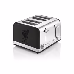 Swan Liverpool Black Twin Pack, 1.5 Litre Jug Kettle, 4 Slice Toaster