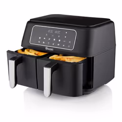 Swan SD10410N, Hot air fryer, 8 L, Black, 2200 W, 385 mm, 345 mm