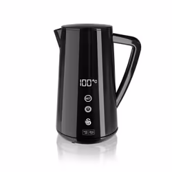Swan Alexa 1.5 Litre Smart Kettle, 1.5 L, 1800 W, Black, Stainless steel, Adjustable thermostat, Keep warm function