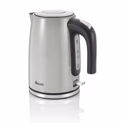 Electric Kettle Cordless Jug 1.7L Overheat Protection Grey Cord Storage 2200W