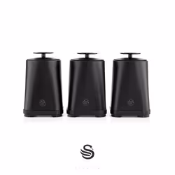 Swan Stealth Set of 3 Canisters SWKA18521BLKN (Black)
