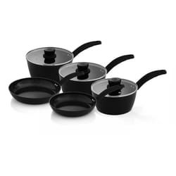 Swan Stealth 5 Piece Cookware Set, Black SWPS5021BLKN