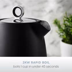 Swan Serenity Electric kettle 1.7 L 3000 W Plastic Boil dry protection Black - Additional view 5