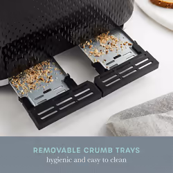 Swan Elegance Toaster 4 slices 2100 W 7 browning levels Plastic Black - Additional view 8