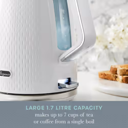 Swan Elegance electric kettle 1.7 L 3000 W White - Additional view 4