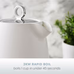 Swan Serenity Electric kettle 1.7 L 3000 W Plastic Boil dry protection White - Additional view 5