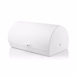 Swan Serenity Bread Bin with Ventilation, Smooth Matt Finish and Roll Top Lid, 14 Litre, White SWKA18535WHT