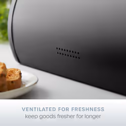 Swan Serenity Roll Top Bread Bin SWKA18535BLK (Black) - Additional view 5